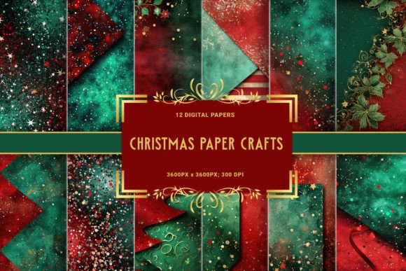 Festive Sparkle - Christmas Paper Crafts Digital Collection