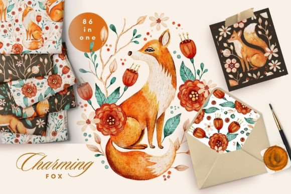 Fox Illustration Fall Watercolor: A Strategic Tool for Creative and Commercial Projects