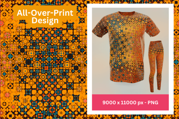 Orange Modern Textile Surface Design: A Fusion of Art and Urban Elegance