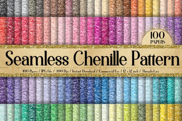 Seamless Chenille Pattern Papers