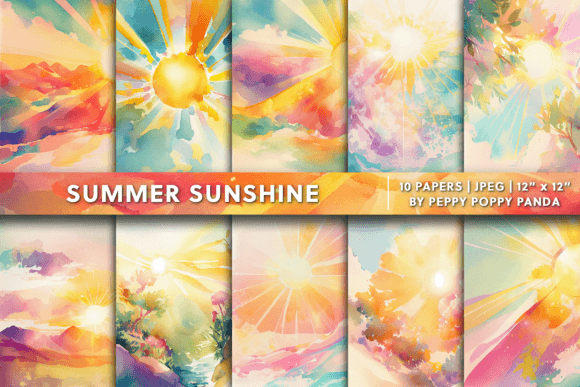 Unlocking Creativity with Summer Sunshine Background Texture: A Versatile Digital Asset for Modern Designers