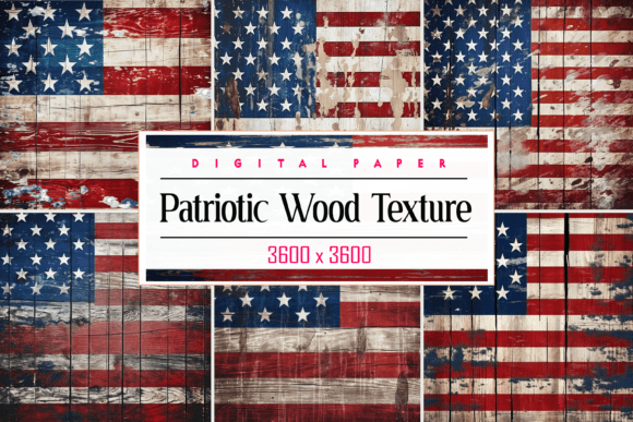 Vintage Patriotic Wooden Texture: A Strategic Design Element for Professional Branding
