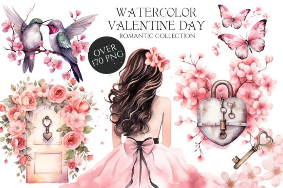 Watercolor Valentine Day PNG: A Versatile Tool for Creative Projects
